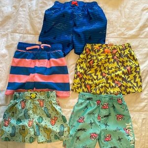 Swim trunks bundle size 2T